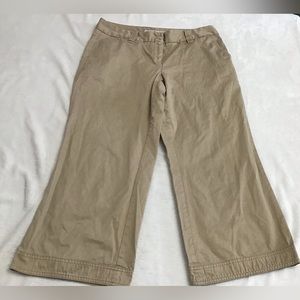 Tommy Hilfiger Cropped Low Rise Wide Leg Pants Size 10